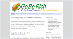 Desktop Screenshot of goberich.com